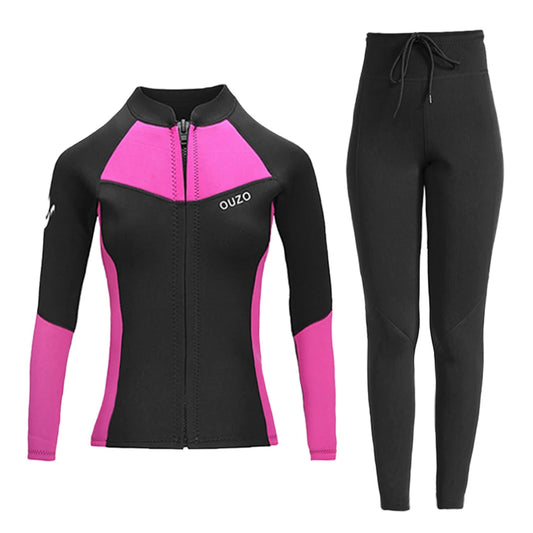 1.5MM Neoprene Women Wetsuit Men One-Piece Suits Keep Warm Surf Scuba Suit Diving Fishing Spearfishing Kitesurf Swimwear WetSuit