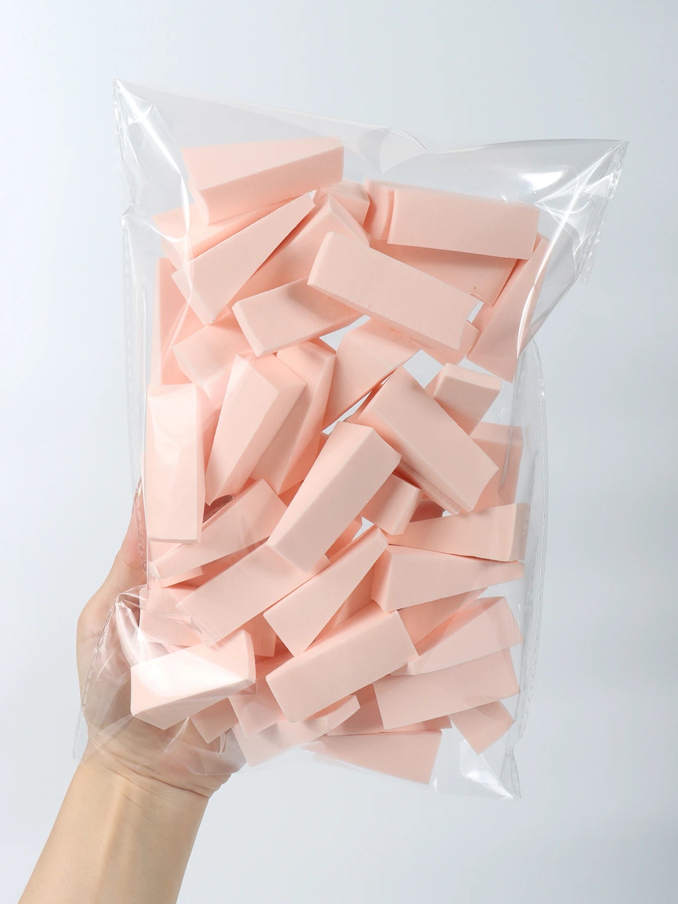 NEW Arrivals 50 PCS Set of Random Color Facial Curve Mixed Make-Up Sponge, Latex-Free, Small Wedge-Shaped Smooth Application Beauty Sponge Applicator Women Cosmetic Accessories