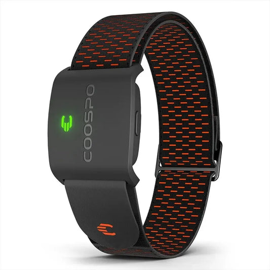 NEW HW9 Armband Heart Rate Monitor with HR Zones/Calories HRM Sensor for Fitness Cycling BLE5.0 ANT+ for Peloton, Zwift, Wahoo Sports Supplies