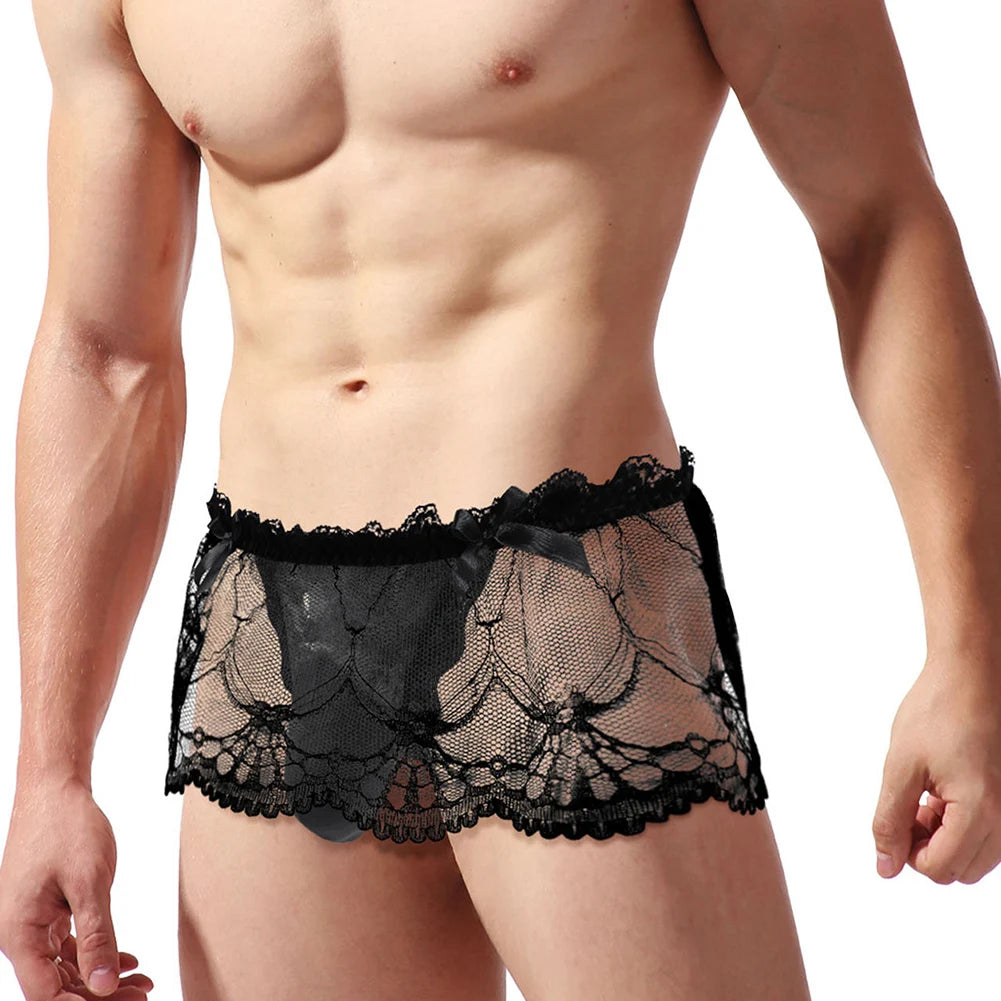 95 Polyamide 5 Spandex Men Thongs Underwear Applicable Gender Male Brand New Condition High Waist Lace G-strings