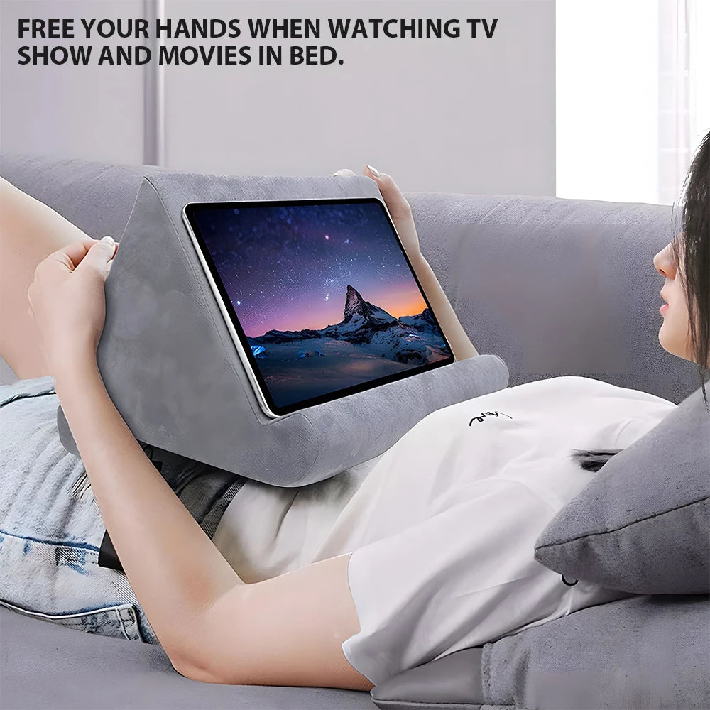 Tablet Sponge Pillow Tablet Holder For iPad Samsung Huawei Tablet Holder Mobile Phone Support Pillow Multi-Angle Reading Stand