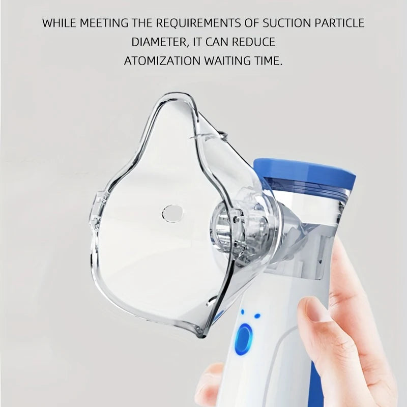 HOT SALE Medical Nebulizer USB Charging Handheld Adult Children Asthma Sleeping Apnea Breathing Support Inhaler Cough Compressor Sprayer Portable Compact Adjustable Nebulizer Home Nebulizer Medical Supplies