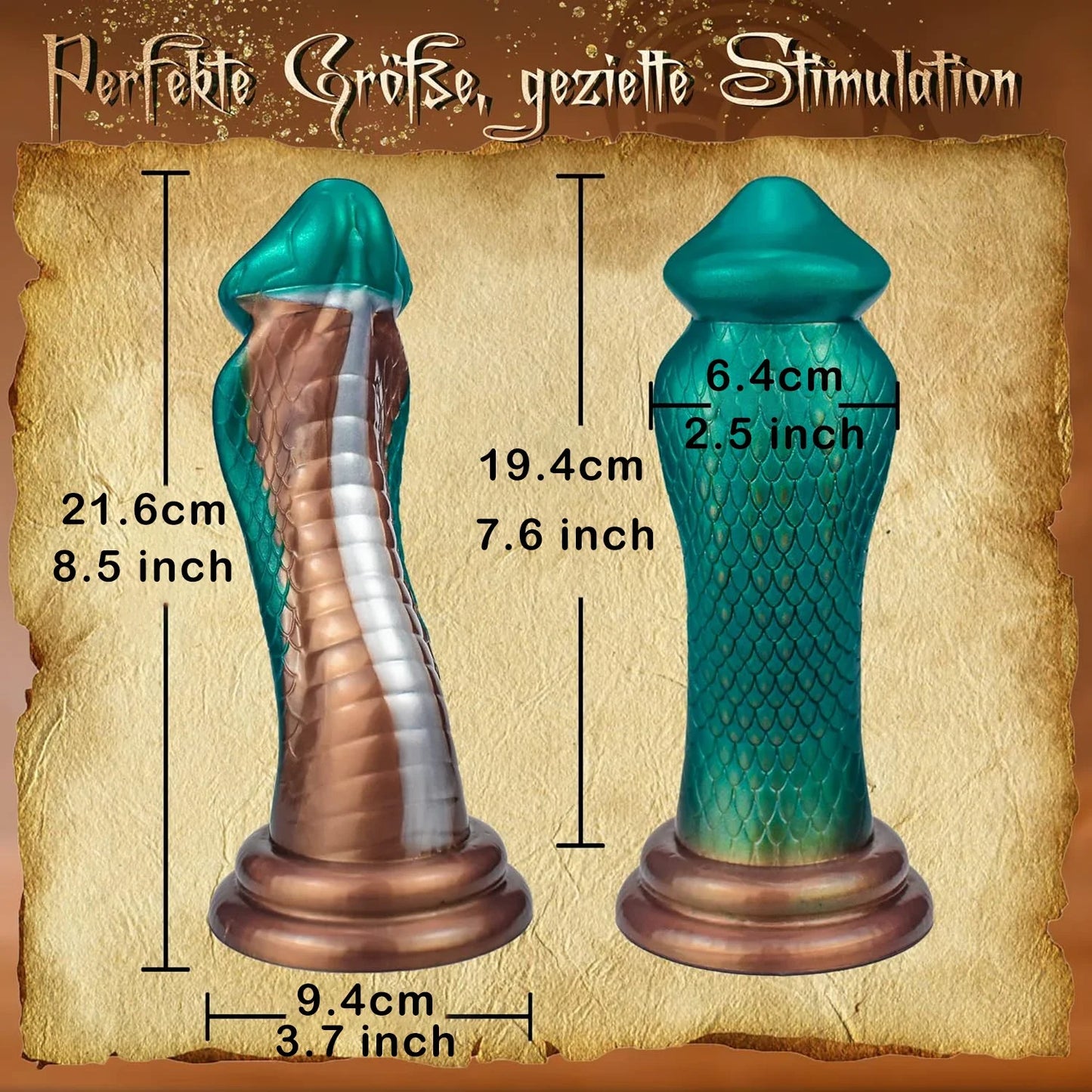 8.5 Inch Dildo Huge Silicone Dildo With Strong Suction Cup, Soft Monster Dildo Animal Anal Plug Adult Sex Toys For Women Men Gay