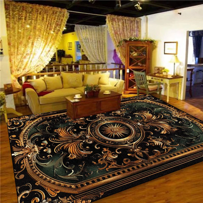 NEW Arrivals 10 Patterns European Light Luxury Carpet Living Room 200x400cm Rug Large Size Decoration Bedroom Persian Carpet Washable  Floor Mat Non-Slip Carpet