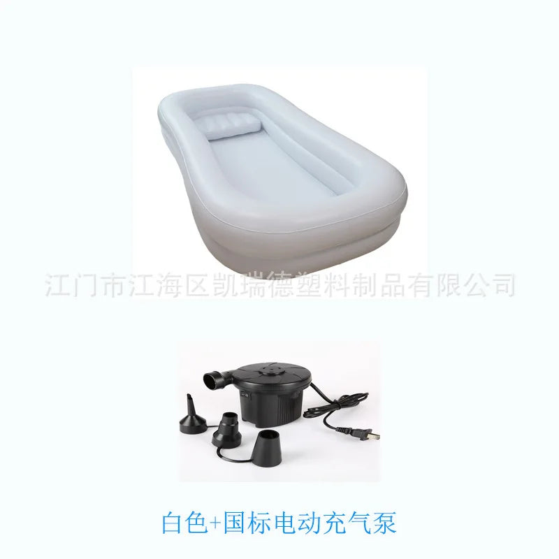 NEW Arrivals for Elderly Disabled People Foldable PVC Bed Bathing Pool Comfortable Bathing Bed Care Grooming Bath Tub Cleaning Tools Health Care Accessories Supplies