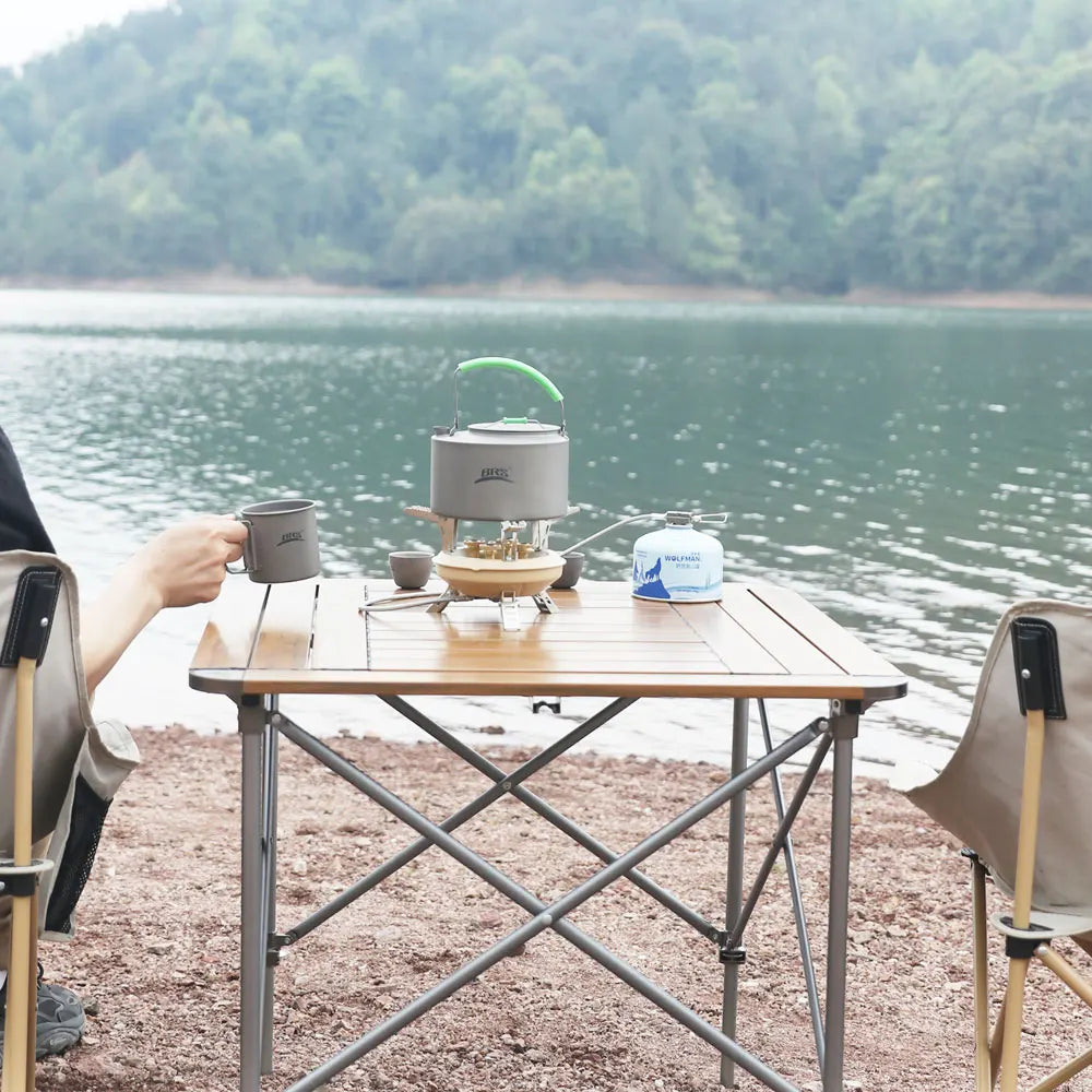 NEW Arrivals BRS-201A Portable Travel Camping Beach BBQ Gas Stove 16000W High Pressured Propane Butane Gas Burner Outdoor Emergency Stove with Piezo Ignition