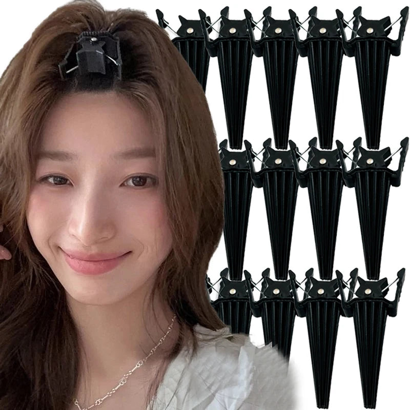 5-10 PCS Set Hair Root Volumizing Hair Clip Natural Fluffy Hairpin Instant Skull Top Hairs Styling Tool Unisex Korean Simple Hair Accessories