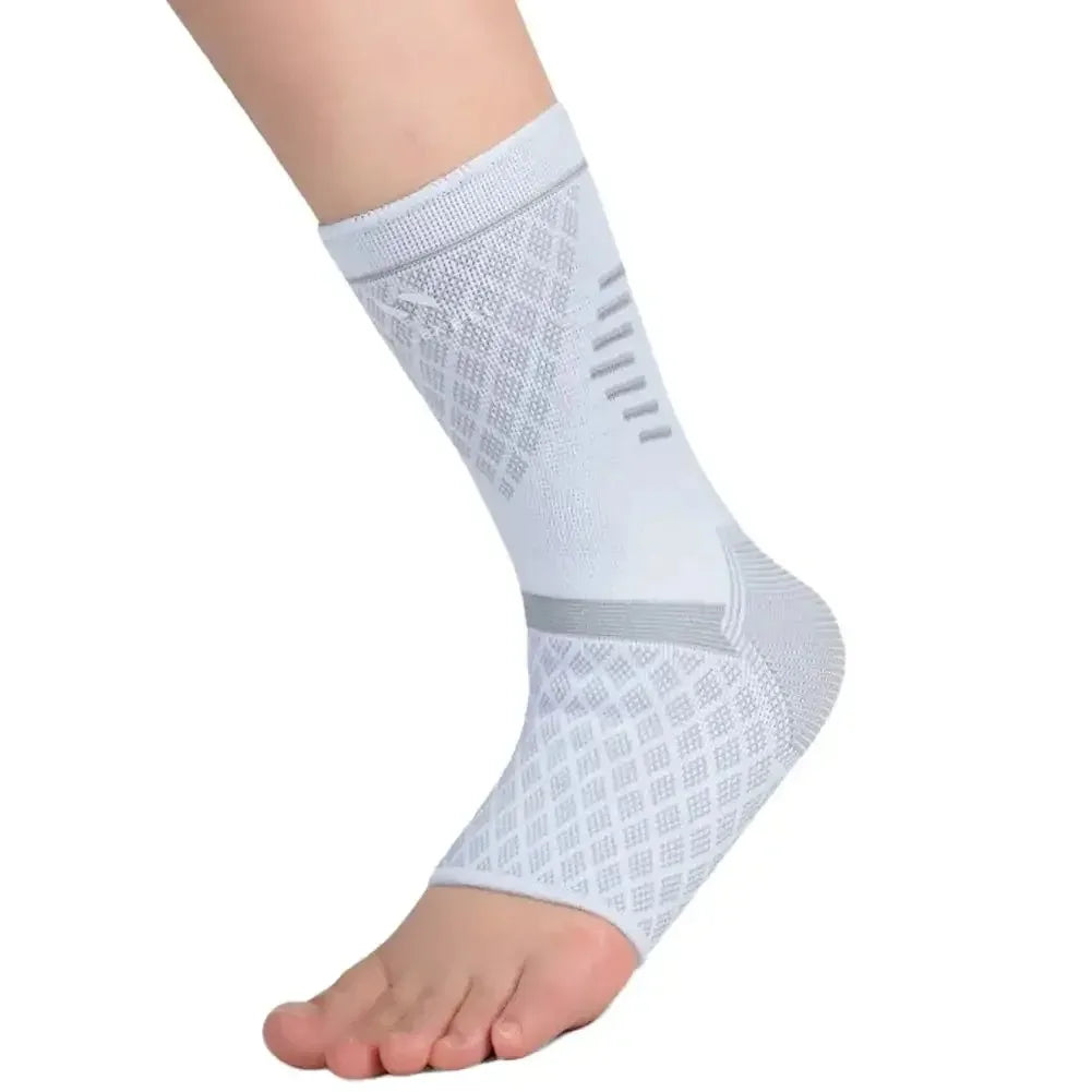 NEW Arrivals 6 Colors Adjustable Elastic Ankle Brace Compression Sleeve Foot Support Stabilizer for Plantar Fasciitis Achilles Tendonitis Sports Socks