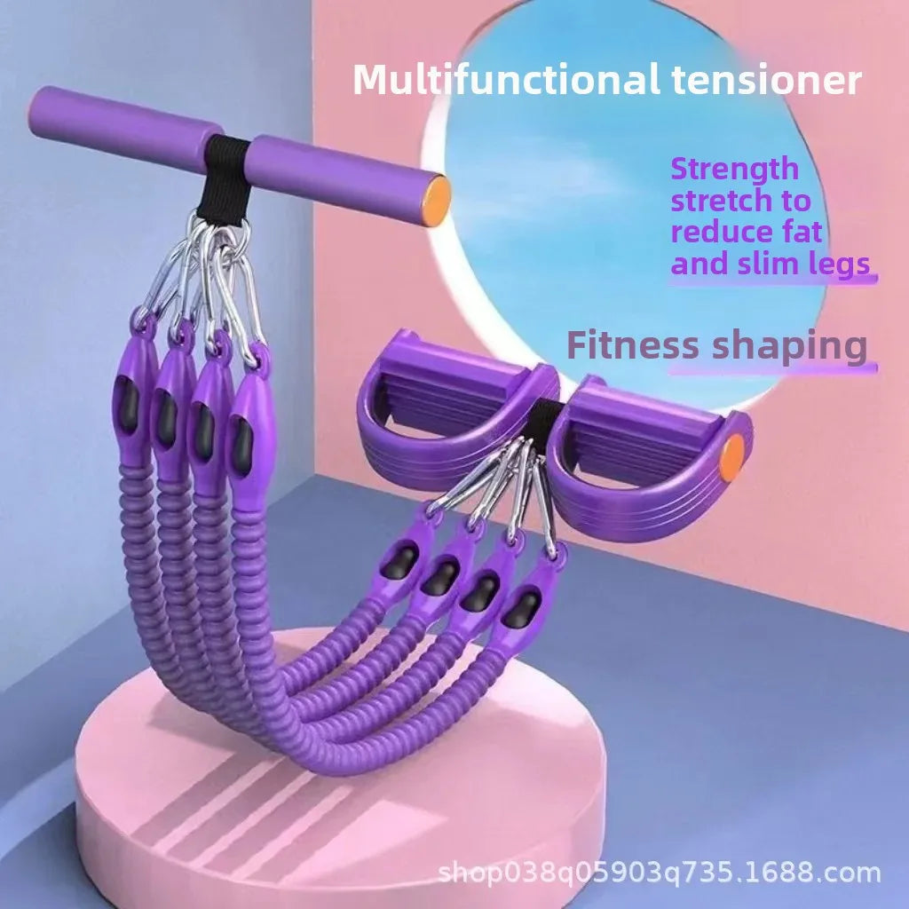 NEW Arrivals Multifunctional Fitness Treadmill Set Home Exercise Equipment Women  Men's Yoga Pilates Foot Pedal Resistance Band Abdomen Slimming Home Gym Accessories Sports Supplies