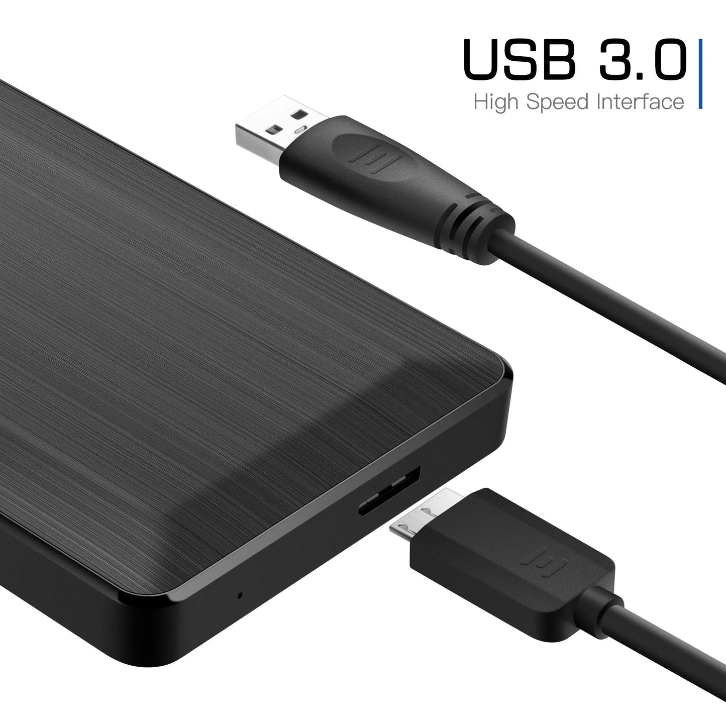 HDD 2.5 Inch Portable External Hard Drive 250GB 320GB 500GB 1TB USB3.0 Storage Compatible for PC Mac Desktop MacBook