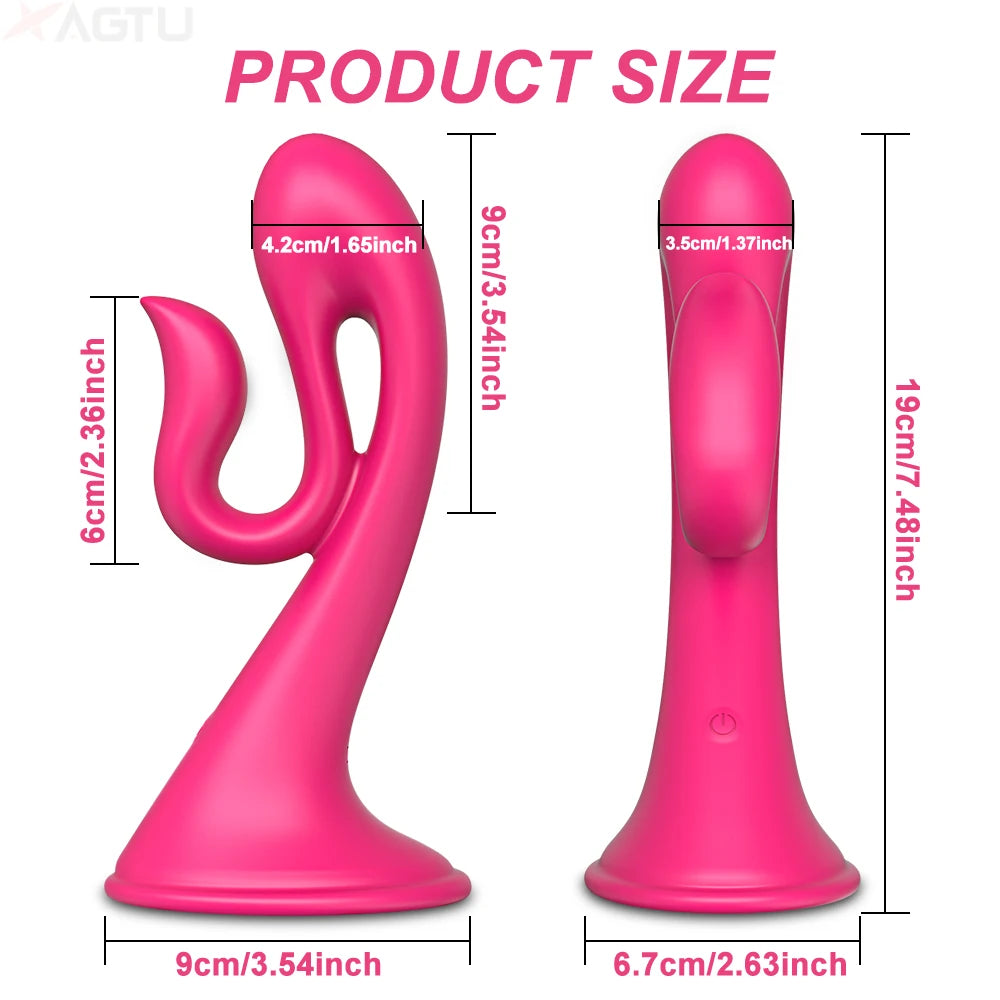 Wireless Powerful G-Spot Clitoral Stimulator Vibrator APP Controlled Clitoral Nipple Vagina Massager Female Masturbator Sex Toy