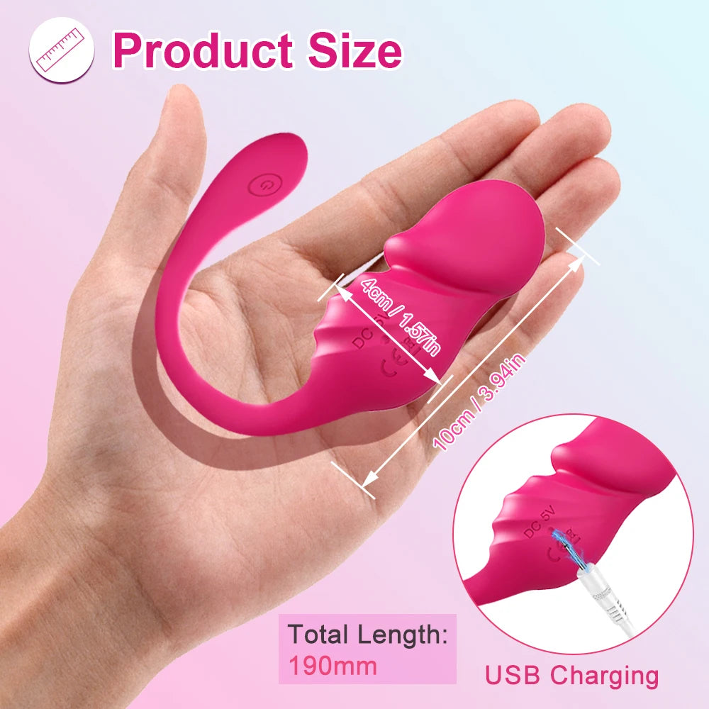 Wearable Bluetooth APP Vibrator Egg for Women Dildo Clitoris Stimulator  Remote Vibrating Panties Female  Sex Toys for Couples