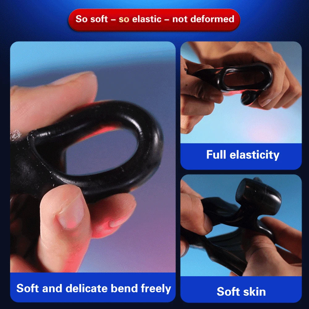 Vibrating Penis Ring for Couple Delay Ejaculation G spot Clitoris Stimulator Massager Double Cock Ring Vibrator Sex Toys for Men