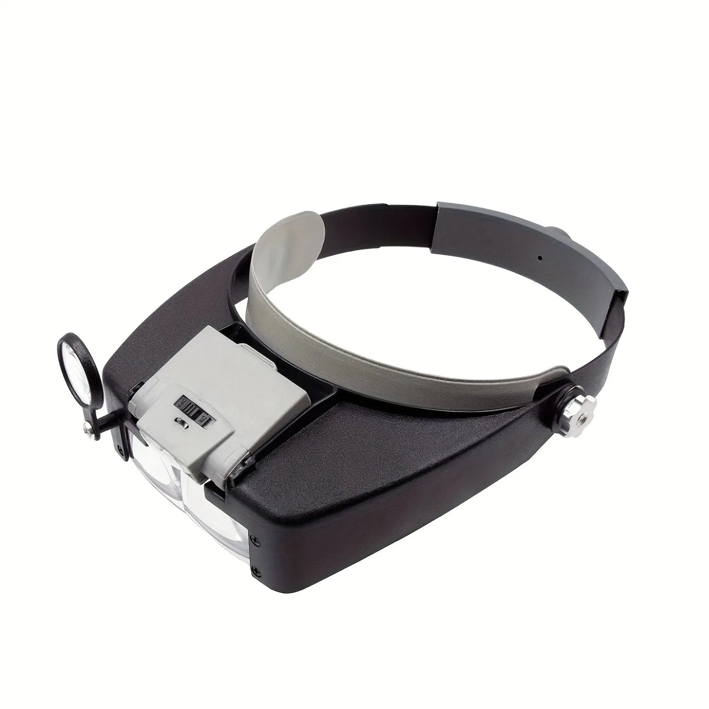 NEW Loupe Microscope LED Light 10X Helmet Style Magnifier Glass Headband Magnifying Glasses Lupas Con Luz Reading Or Repair Use