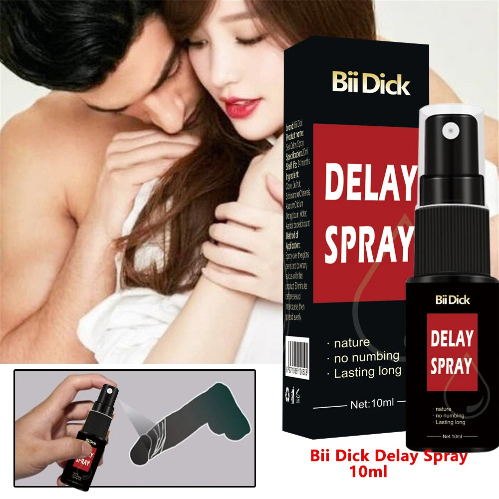 Adult 4pcs 10ml Stud 100 Sex Spray Powerful Sex Delay Products  Penis Extender Anti Premature Ejaculation Penis Enlargement Prolong