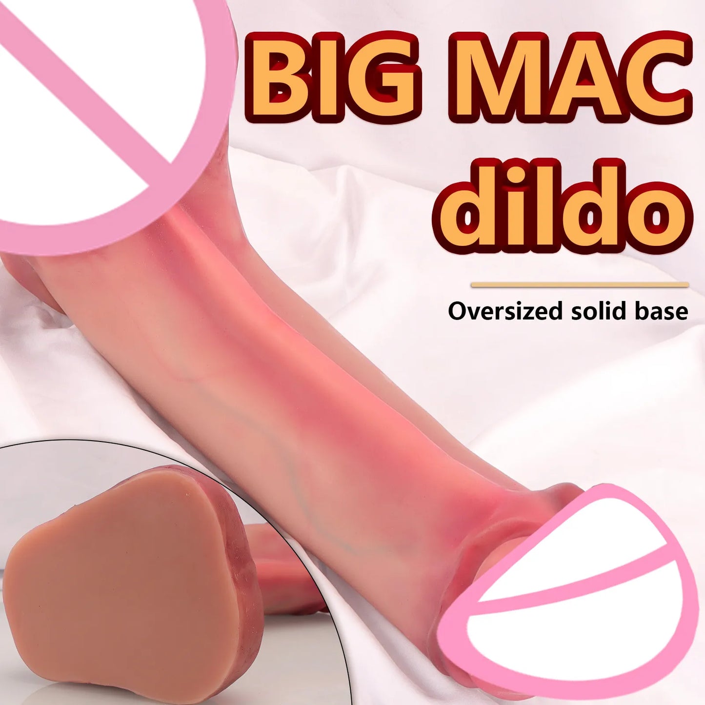 50CM x 20.5 Diameter Long Dildo Huge Cock Penis Silicone Suction Cup Dildos Vaginal Masturbator Anal Butt Plug Sex Toys Products for Women Endless Pleasure Adults Sex Shop Supplies