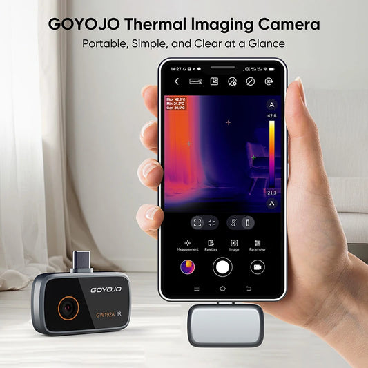 GW192A New Thermal Imaging Camera for iPhone & Android Phone Infrared Thermal Imager Inspection Repair Thermographic Camera Electronic Supplies