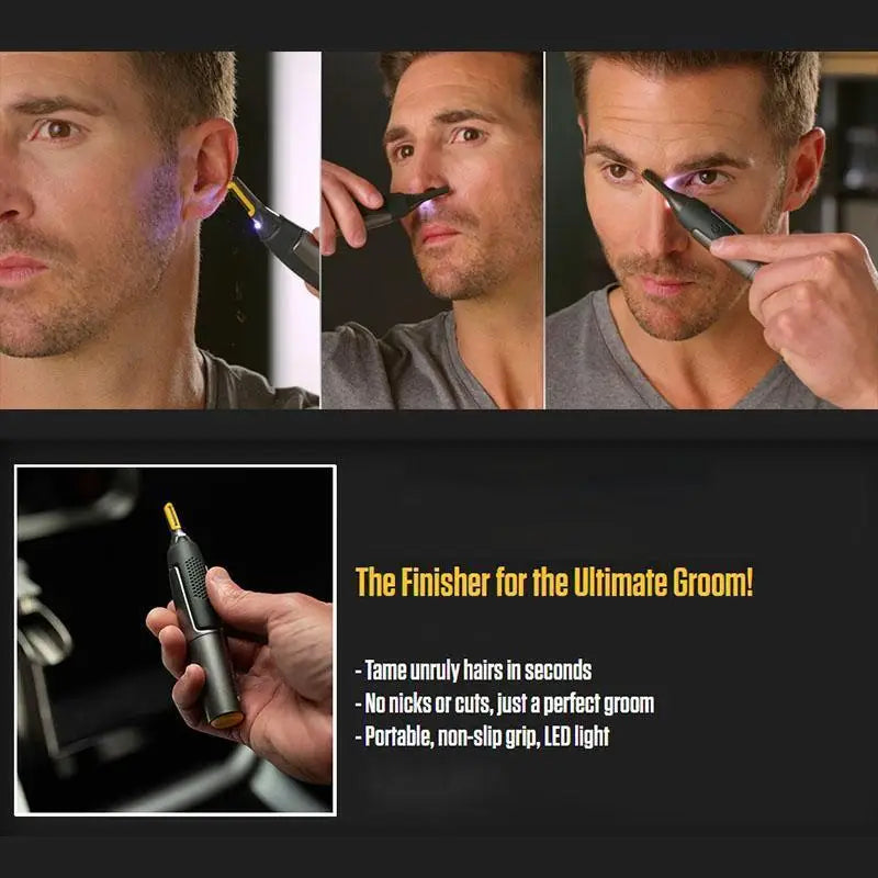 Hot Selling Personal Electric Shaver Edge Trimmer Men'S Ceramic Blade Edge Trimmer Portable Nose Ear Hair Trimmer