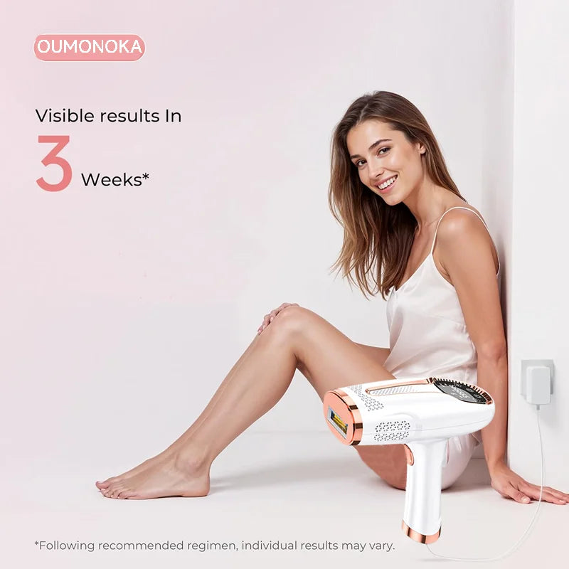 IPL Laser Hair Removal Device 999999 Flashes Painless Laser Epilator for Women Permanent Hair Removal Home Use Full Body Bikini Face Legs Women Skin Care Supplies