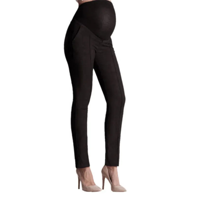 NEW Maternity Long Pants Pregnant Women High Waist Skinny Work Office Pant Straight Leg Pants For Maternity Ankle Pants Trousers