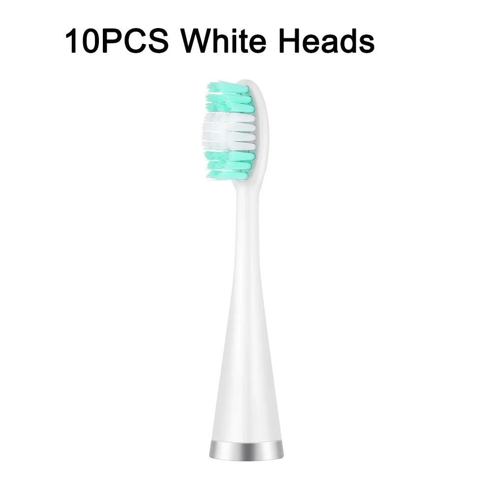 NEW Set Ultrasonic Electric Teeth Cleaner + 10 Heads Household Dental Scaler Tooth Whitening and Cleaning Device IPX6 Waterproof Tartar Calculus Plaque Remove Fresh Breath Oral Hygiene Tools Set
