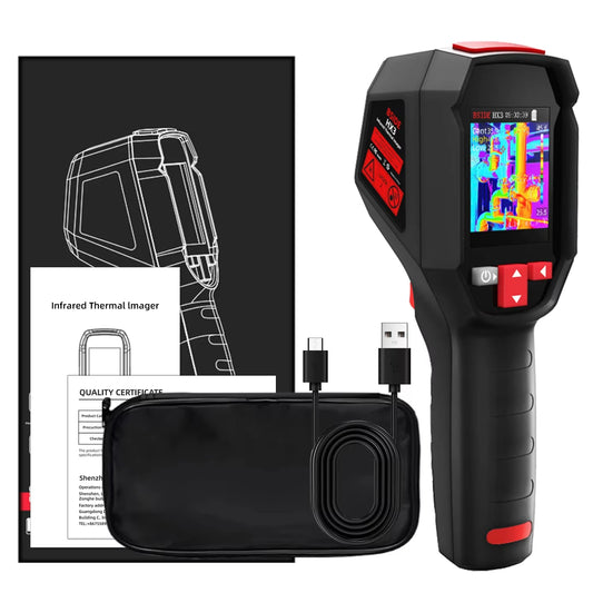 NEW Arrivals  HX3 Thermal Imaging Thermometer High Precision Pipe Leak Detection 240x240 Thermal Resolution 2.4'' TFT Color Screen LED