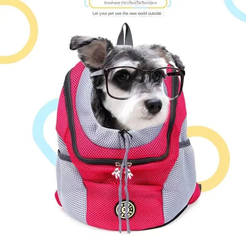 Pet Backpack Dog Backpack Space Cat Bag Travel Portable Breathable Chest Bag Pet Supplies Cross