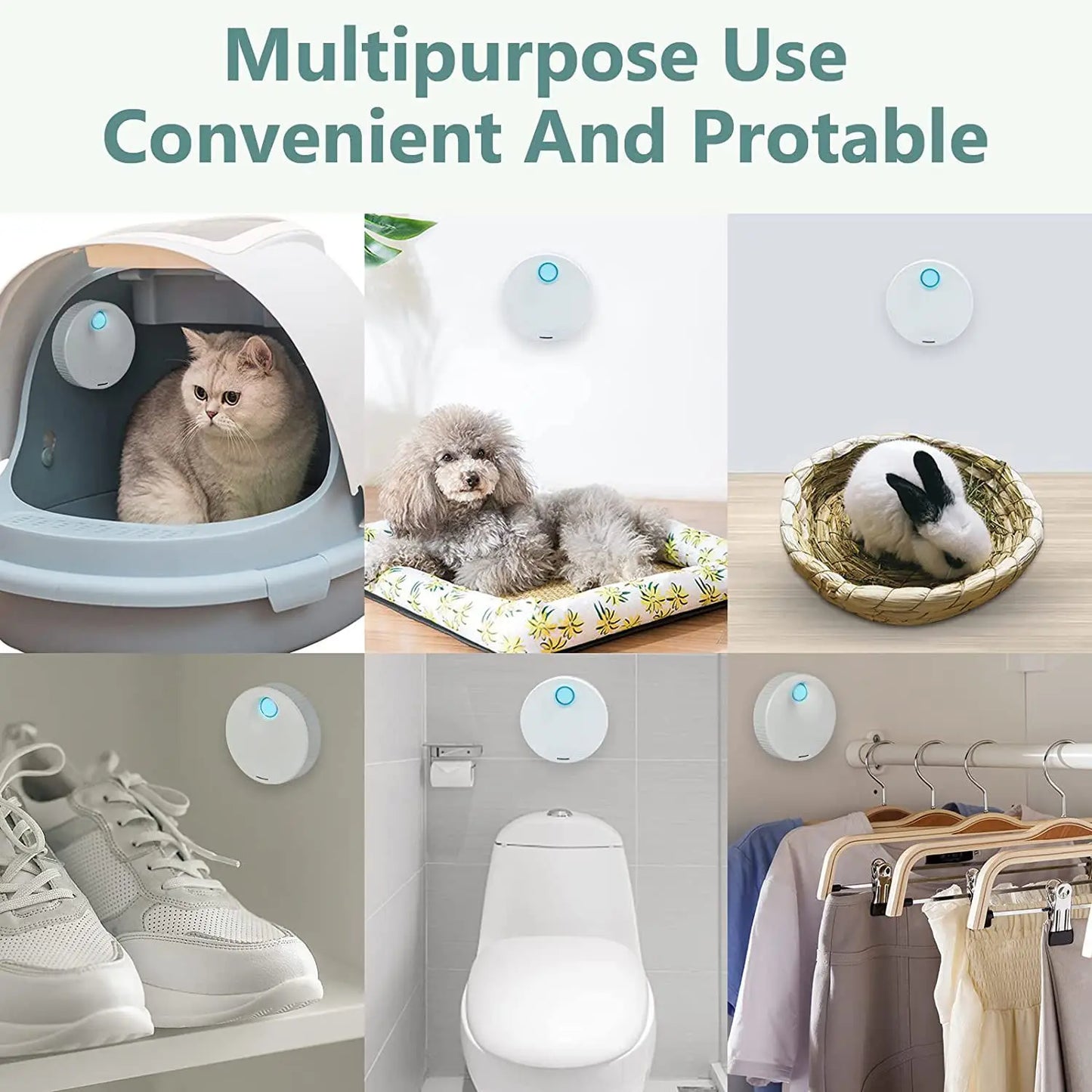 Smart Dogs Cats Odor Purifier For Cat Litter Box Deodorizer Pet Toilet Air Purifier Dog Cat Litter Deodorant pet supplies