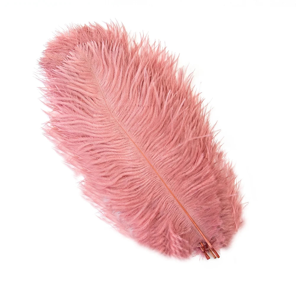 10 PCS Set 10 Colors Natural Ostrich Feathers Wedding Home Decor 30-35cm/40-45cm Ostrich Plumes Table Centerpiece Crafts