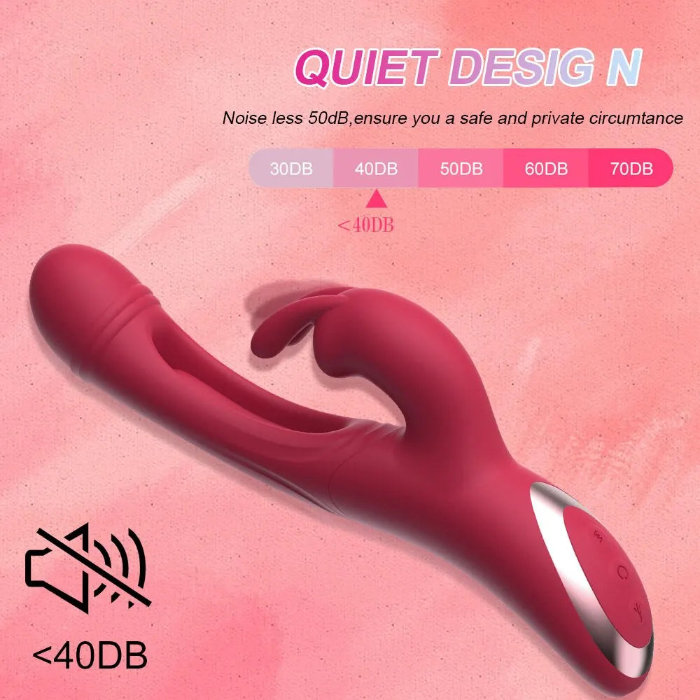 Rabbit Patting Vibrator for Clitoris Women Stimulator Massager Powerful G Spot Vibrating Sex Toy Female Masturbator Adult Goods