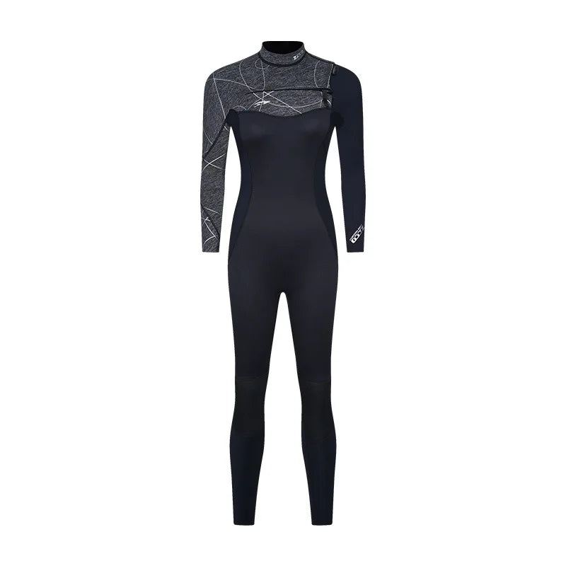 NEW S-4XL Plus Size 5 Colors Women Men Premium 3MM Neoprene Professional Diving Wetsuit Surf Scuba Diving Suit Keep Warm Kayak Surfing Fishing Spearfishing Kitesurf Women/Men Wet Suit