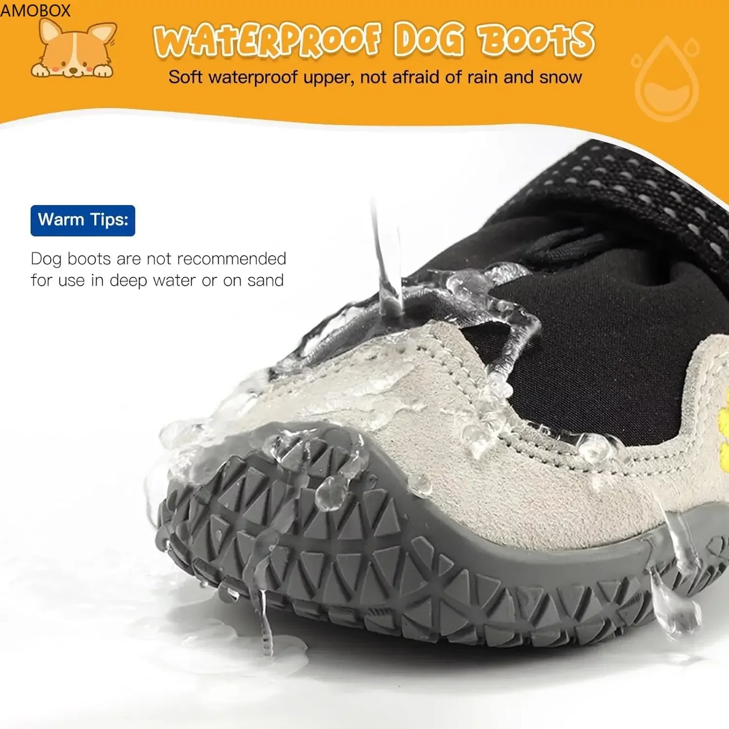 Pet Shoes with Double Belt, Breathable Mesh, Wear-Resistant, Good Dog Shoes, Go Out, Run Out, 4 PCs/Set