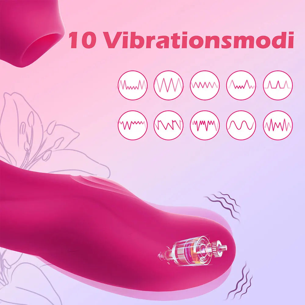 3 in 1 Clitoral Sucking Vibrator for Women Clit Clitoris Sucker Tongue Licking Dildo Adults Goods Sex Toys Female