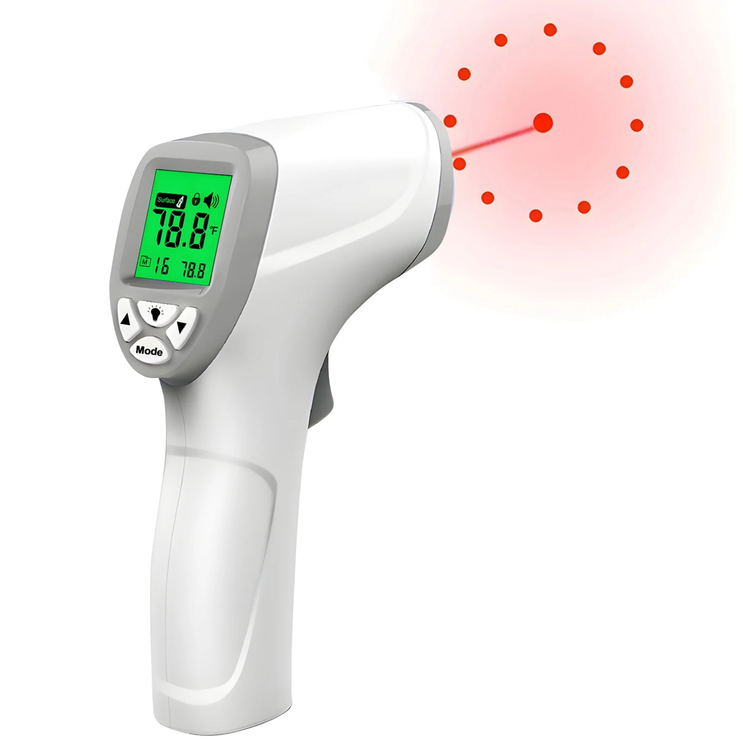 Digital Infrared Multi-Purpose Baking Oven Food Cooking Temperature Meter Measure Thermometer Outdoor Pyrometer Laser High Temperature Meter Food Kitchen Thermometers Adjust Heat Meter