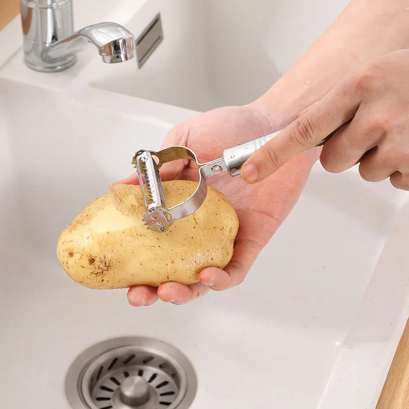 High Quality Stainless Steel Potato Cucumber Carrot Grater Julienne Peeler Vegetables Fruit Peeler Vegetable Slicer Home Kitchen Accessories