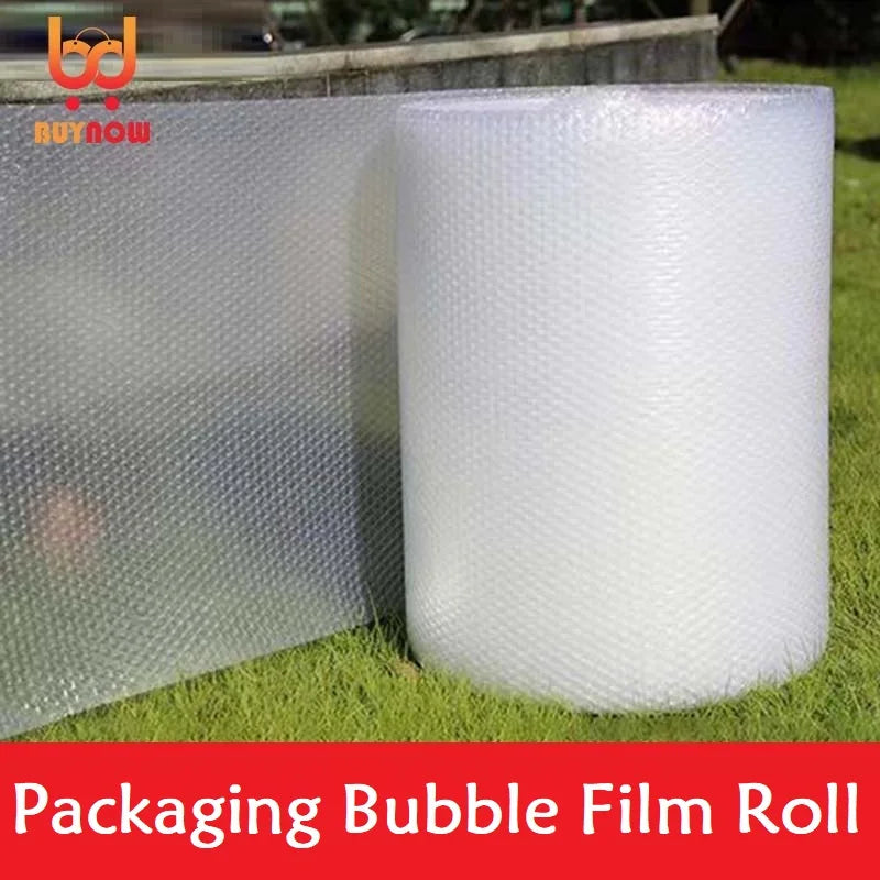 NEW Arrivals 3M 5M 10M 20M Roll Packaging Bubble Film Roll Thickened Anti Pressure Pad Express Mail Box Filler Fragile Packaging Bubble Film Travel Shipping Crush Resistance Package Roll