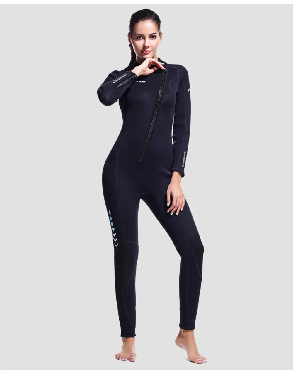 NEW S-4XL Plus Size 5 Colors Women Men Premium 3MM Neoprene Professional Diving Wetsuit Surf Scuba Diving Suit Keep Warm Kayak Surfing Fishing Spearfishing Kitesurf Women/Men Wet Suit