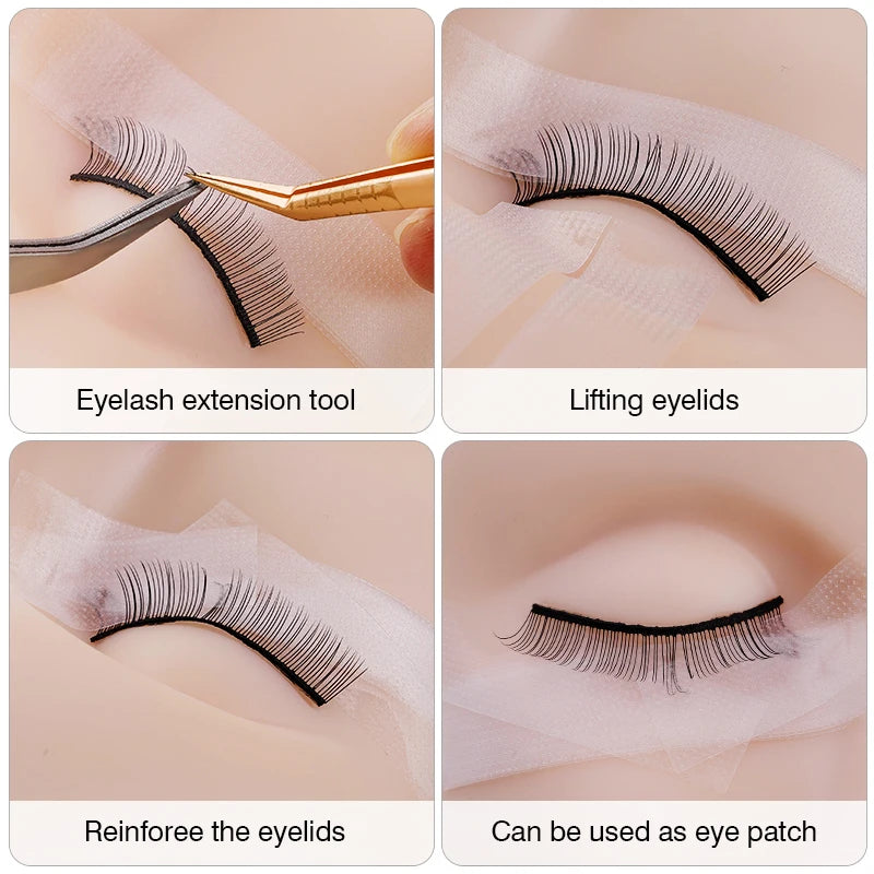5 Rolls Eyelashes Extension Tape PE Adhesive Tools Under Eye Pads For Micropore Lashes Grafting Supplies Lash Lifting Tapes Women Cosmetic Accessories