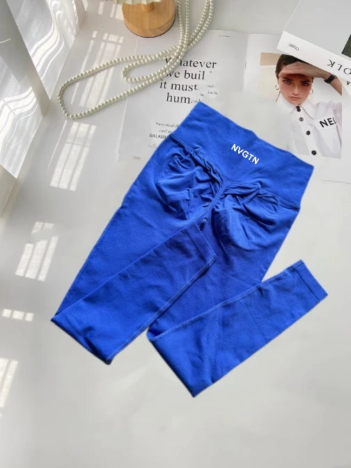 NEW Arrivals S-XL 10 Colors Summer High Quality Breathable High Elastic NVGTN Fitness Sports Fitness Yoga Pilates Cycling Pants Women Sports Clothing Supplies