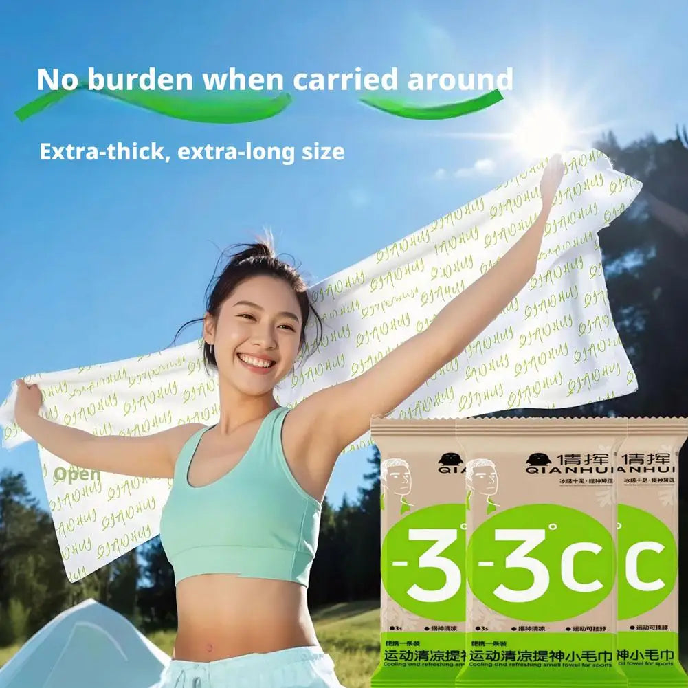 Summer Ice Towels, Cool Wet Wipes Cool and Refreshing Sweat Wicking, Training Wet Outdoor Travel Beach Camping Sports Activities Running Hiking Cycling Summer Cooling Accessories