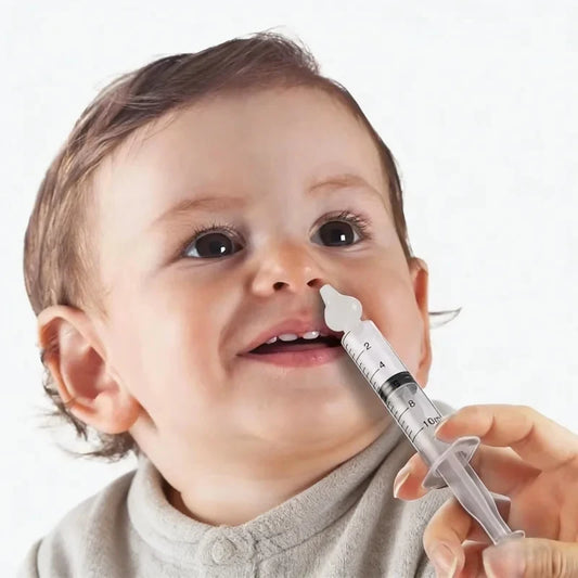 3 PCS Set Mini Lightweight Baby Needle Tube Nose Mucus Rhinitis Remover, Soft Safe Nasal Aspirator for Home & Outdoor Infant Care Supplies