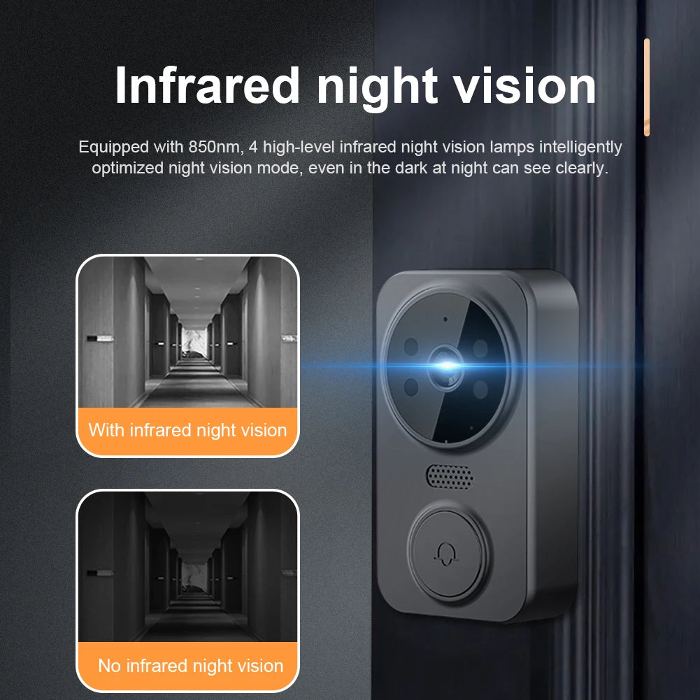 NEW Arrivals High Quality Door Eye Camera System 2.4G Wi-Fi 800mAh Battery Video Intercom Night Vision Door Cameras 4.3 Inch IPS Screen Digital Magic Door Eye Two-Way Intercom Home Security Devices Supplies