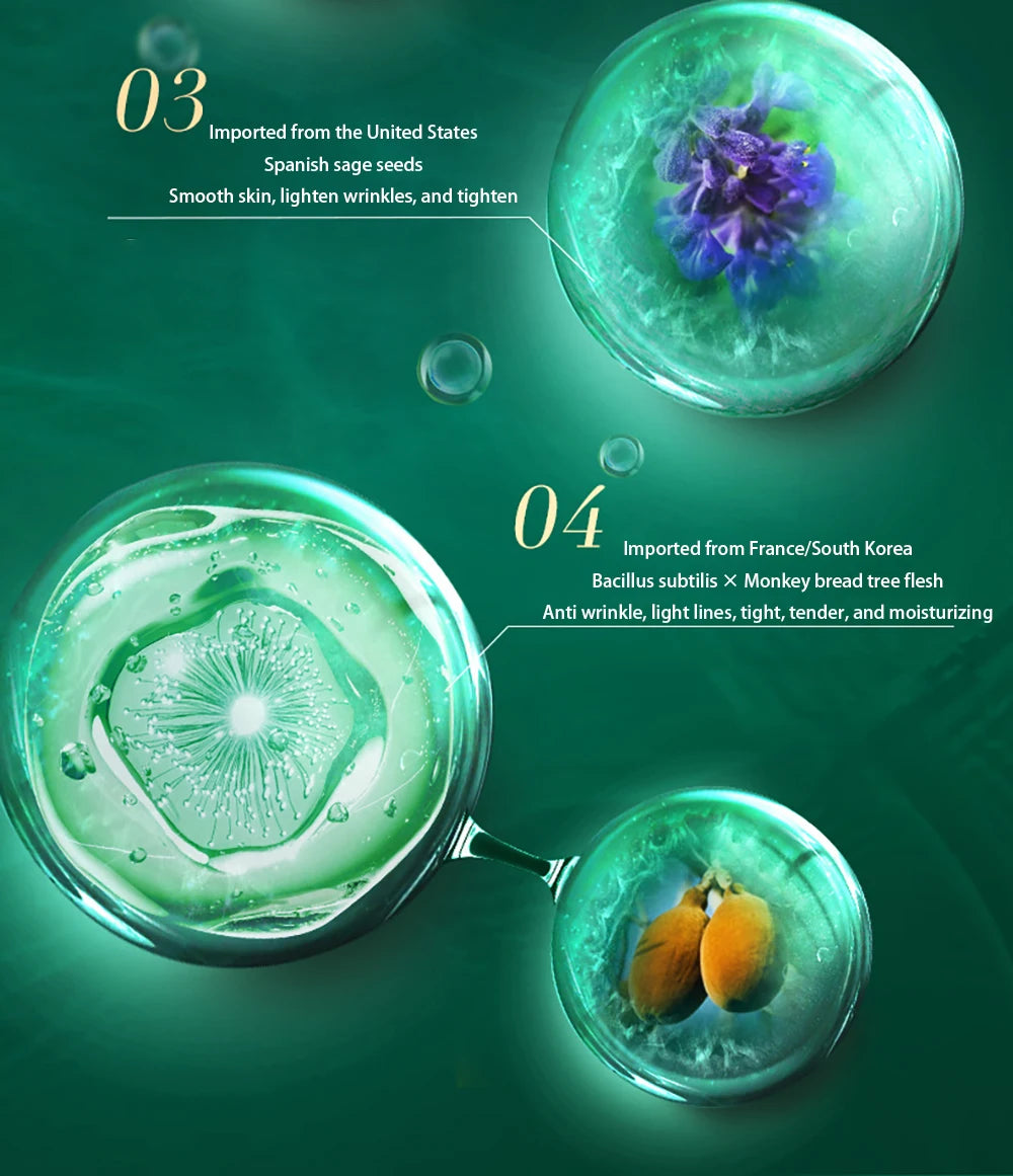 New SEA GRAPE 4 Colors Korean Collagen Firming Revitalizing Cream Hydrating Moisturizing Repair Skin Dark Yellow Rough Skin Care Korean Face Cream