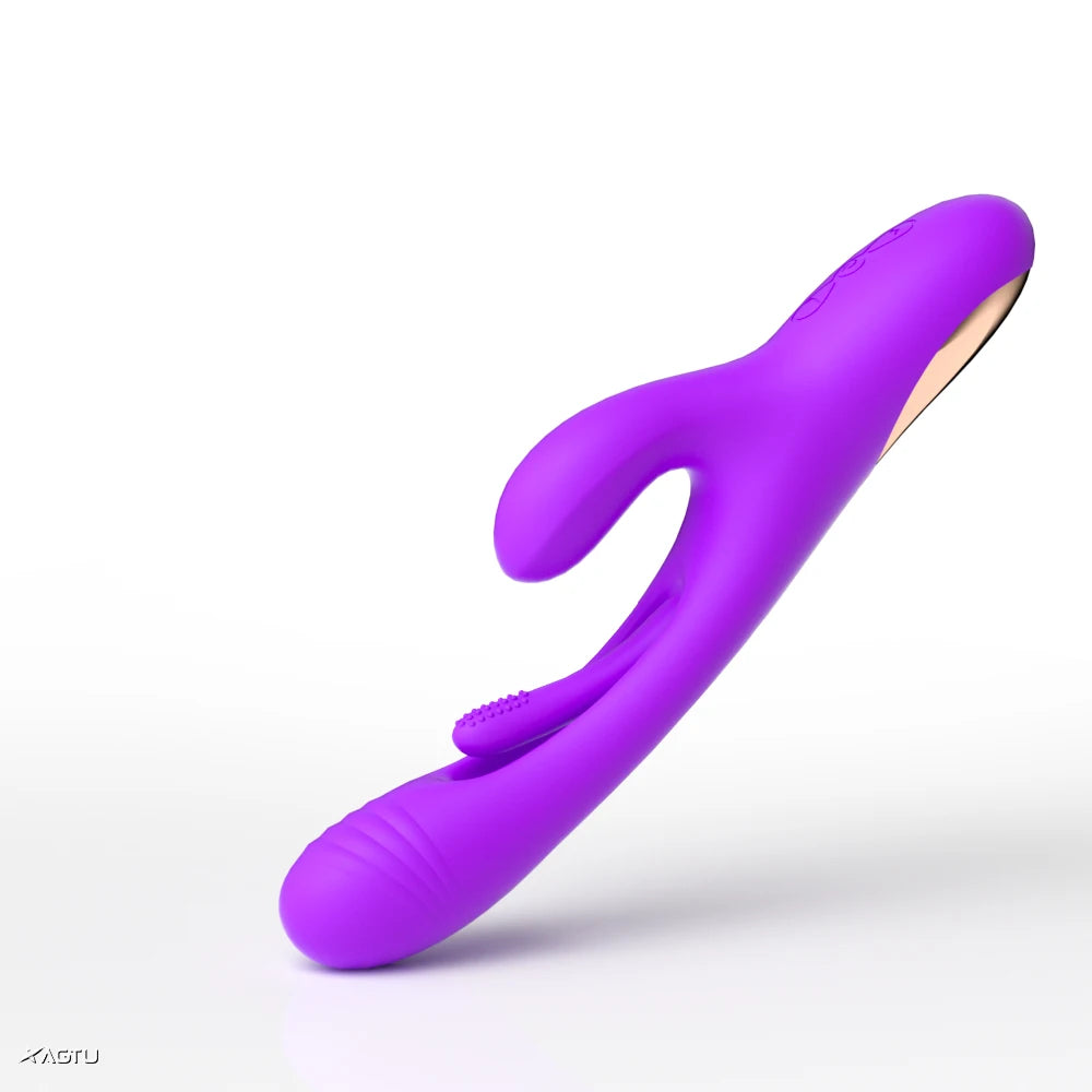 Rabbit Patting Dildo Vibrator for Women Clitoris Nipple Sucking Stimulator Vagina Massager Female Sucker Vibrator Adults Sex Toy