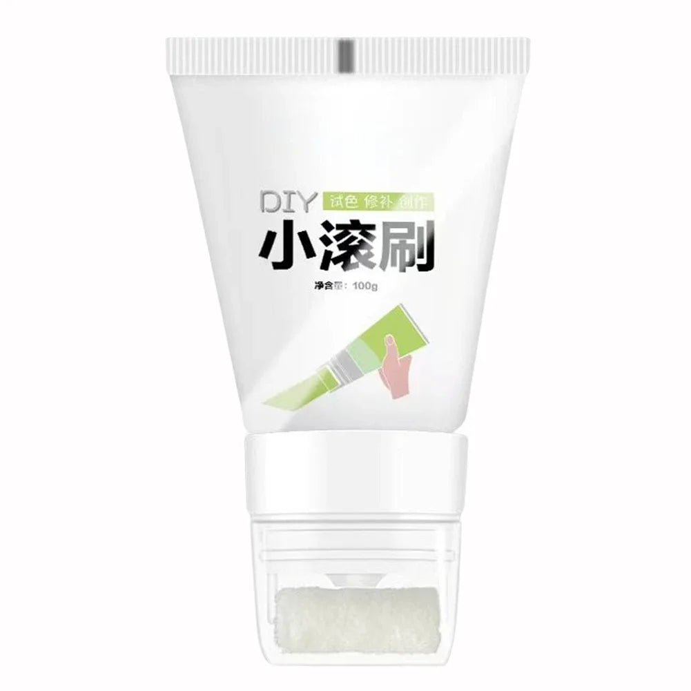 NEW Arrivals Korean 100g White Pink Wall Small Roller Brush Paint Interior Wall Repair Household Wall Graffiti Repair Environmental Protection Paint Home Supplies