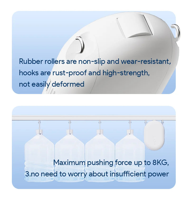 Robot Curtain Motor with Hooks Bluetooth/Zigbee APP Control Smart Device Drapes Curtain Pusher Robot TUYA Rail Curtain Robot Support Voice Control Home Smart Life Devices