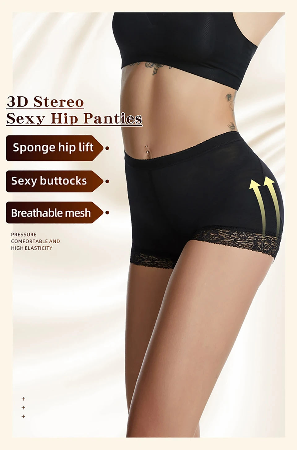 S-3XL Women Butt Lifter Panty Fake Buttock Body Shaper Padded Underwear Lady Lift Bum High Waist Tummy Control Hip Panties Female Ladies High Quality Fashion Underwear products