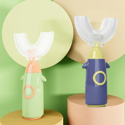 NEW Toothbrush for Kids (2-12Yrs Old) U Shape 360° Children's Toothbrush Teeth Care for Teeth Cleaning Child Toothbrush Baby Brush Dental Care Accessories
