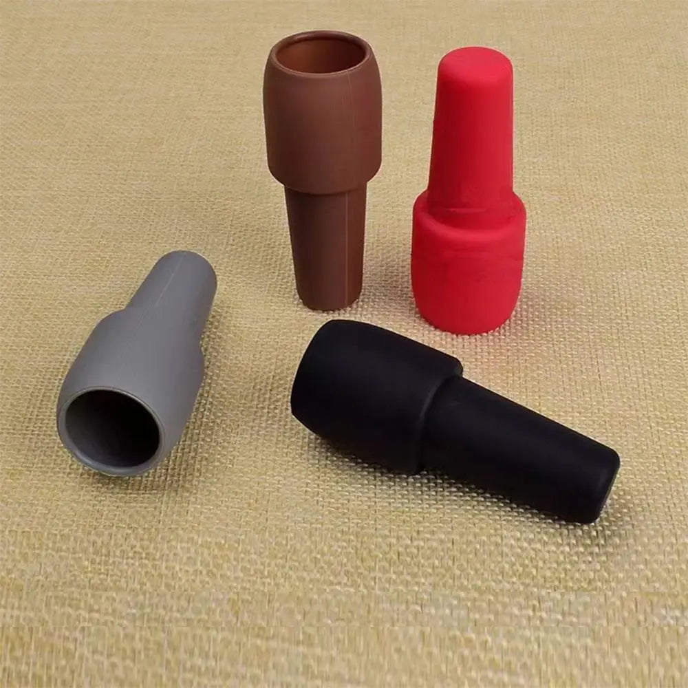 8 PCS Set Easy To Use 4 Colors Wine Stopper Reusable Silicone Wine Bottle Stopper Kitchen Tools Wine Accessories