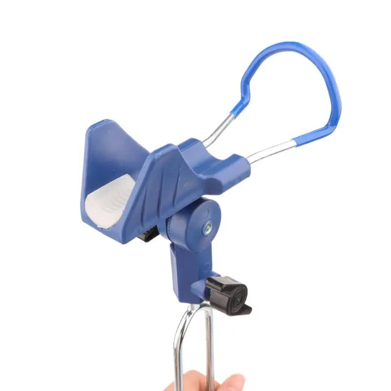 360 Degree Adjustable Top Quality Aluminum Alloy Fishing Rod Holder Folding Fish Pole Stand For Fishing Ground Support Lake River Fishing Accessories